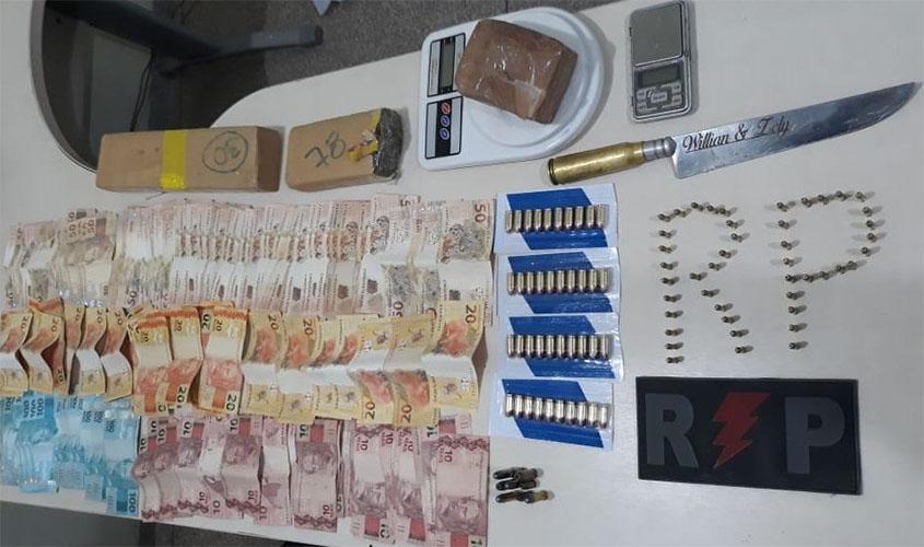 Polícia Militar apreende drogas no interior de táxi