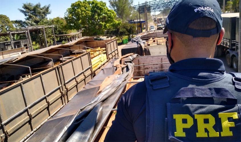 Ouro, drogas e madeira: PRF segue firme no combate ao crime em Rondônia