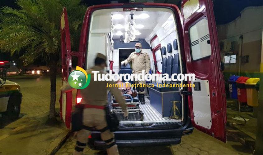 Homem é socorrido após levar surra na zona leste