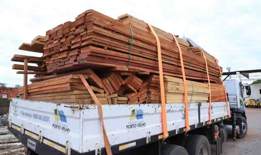 Madeira doada será utilizada na reforma de pontes em Calama