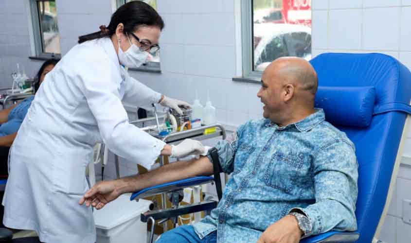 Mobilização voluntária reúne mais de 1.400 pessoas em campanha de doação de sangue em Rondônia