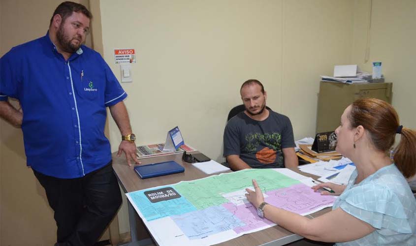 Definida novas rotas para coleta de Lixo na cidade