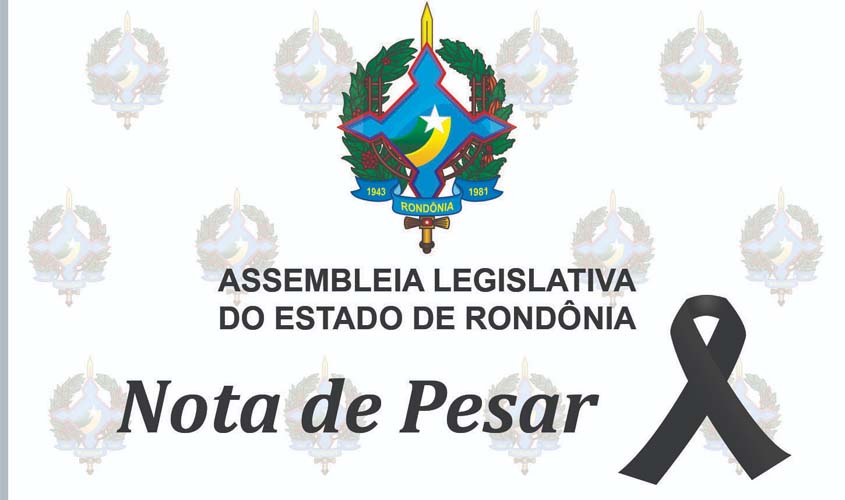 Nota de Pesar - Falecimento do PM Gilberto Santos