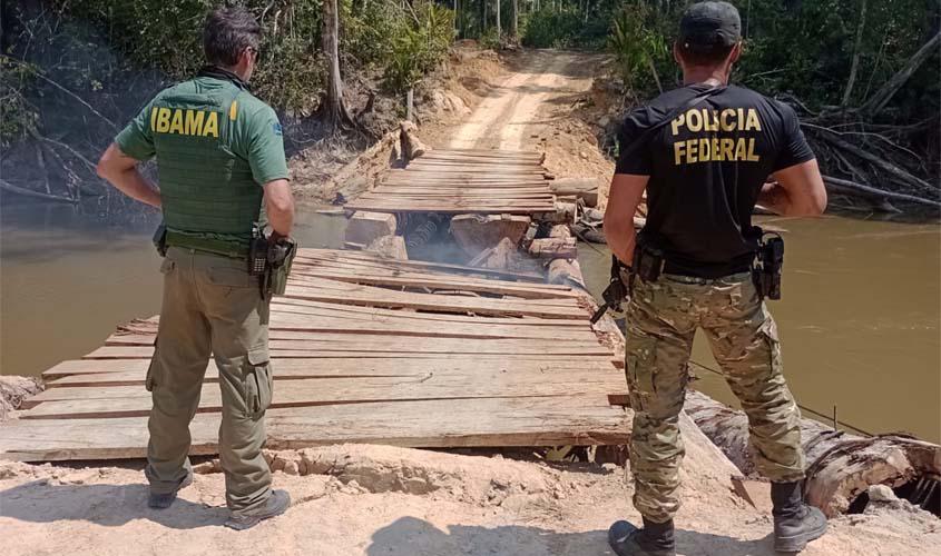 PF deflagra operação em combate a invasores de terras indígenas em Rondônia