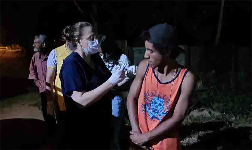 Prefeitura promove vacinação de pessoas em situação de rua