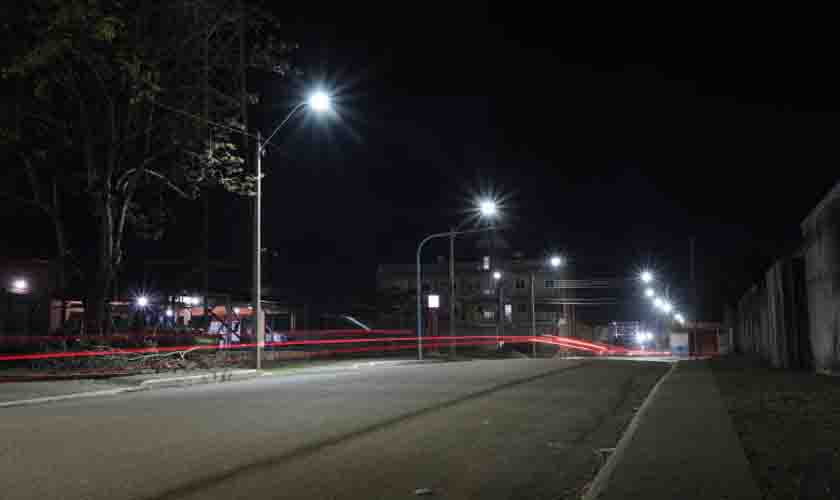 Iluminação pública na avenida Pinheiro Machado em Porto Velho é reforçada