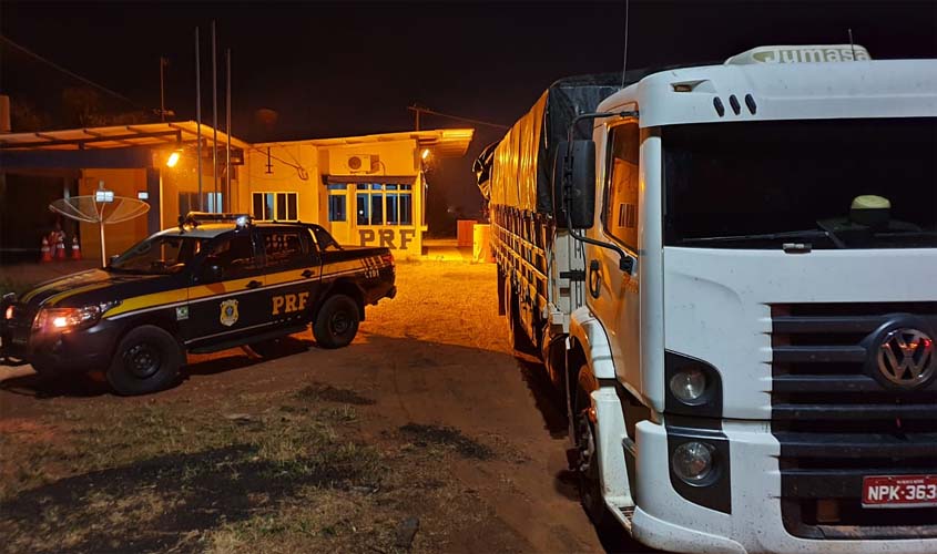 PRF identifica transporte irregular de madeira em 3 ocorrências