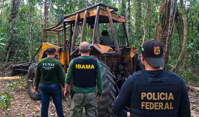 PF realiza operação no interior de Rondônia