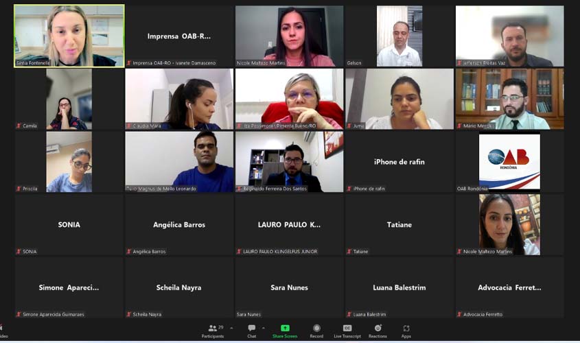 Presidentes de Subseções e colaboradores da OAB recebem treinamento sobre INSS digital