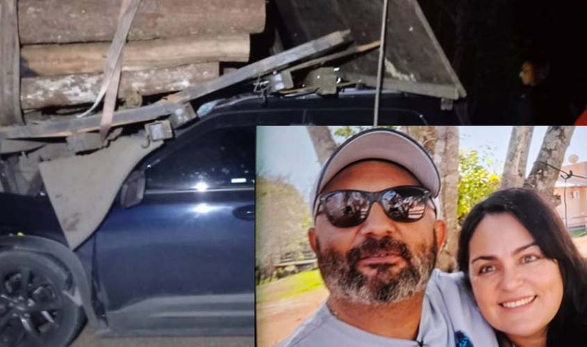 Delegado aposentado de Rondônia morre com a esposa em colisão
