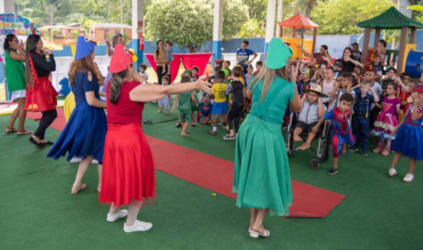 Semana da Criança tem atividades lúdicas nas escolas