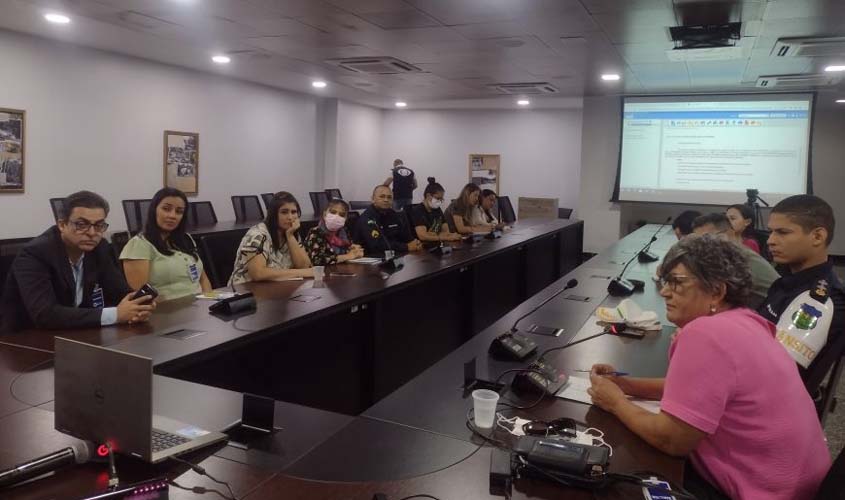 Grupo Técnico de trabalho do Pnatrans Rondônia se reuniu para tratar dos casos de redução de mortes no trânsito