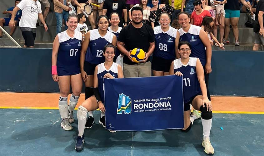 Time de vôlei da Assembleia Legislativa é vice-campeão dos jogos dos servidores públicos de Rondônia