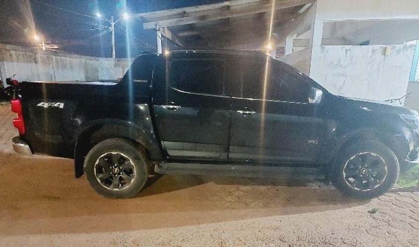 PMRO recupera caminhonete furtada em Nova Mamoré