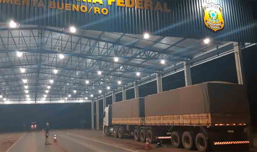 PRF identifica carreta adulterada