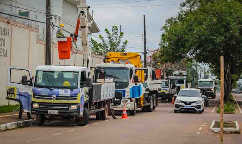 Prefeitura concluiu 60% da primeira etapa do programa Proled em Porto Velho