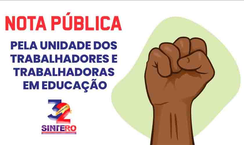 Nota Pública - declaração feita aos técnicos educacionais