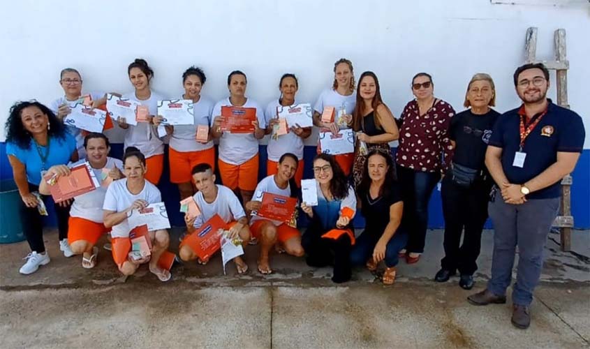 MPRO promove em parceria curso de confecção de bioabsorventes em casa de detenção