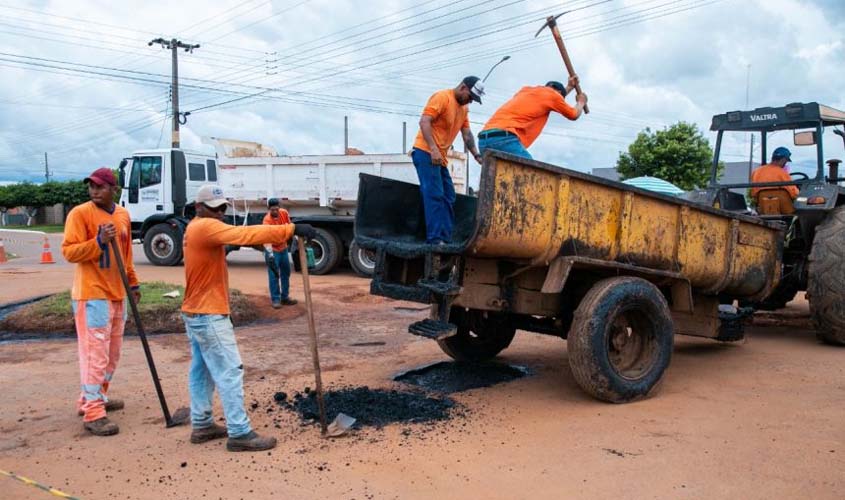 Prefeitura inicia a operação Tapa-Buracos nas principais vias