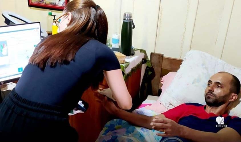 Justiça Eleitoral realiza atendimento domiciliar em Pimenta Bueno