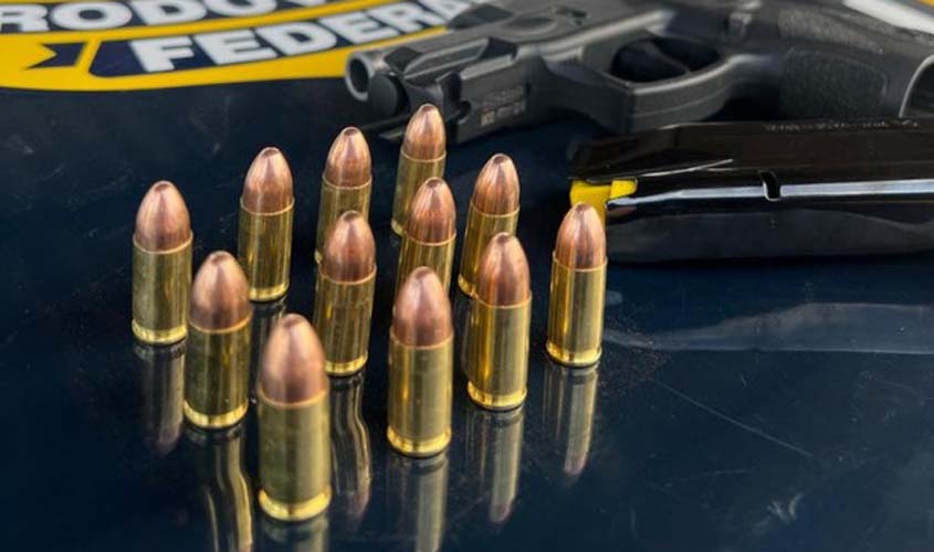 Em Porto Velho/RO, comando realizado por PRFs mulheres prende homem por porte ilegal de arma de fogo