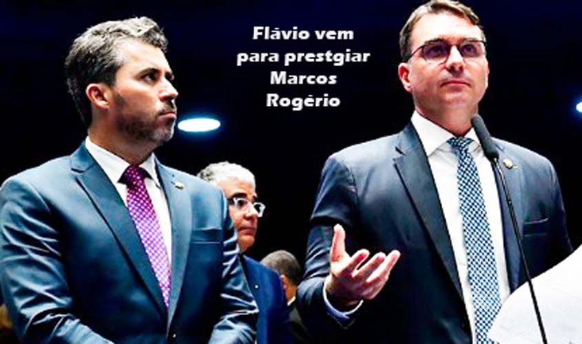 Flávio Bolsonaro vai a Ji-Paraná lançar pré-candidatura de Marcos Rogério