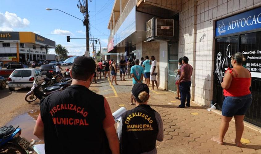 Prefeitura já notificou mais de 500 estabelecimentos na capital