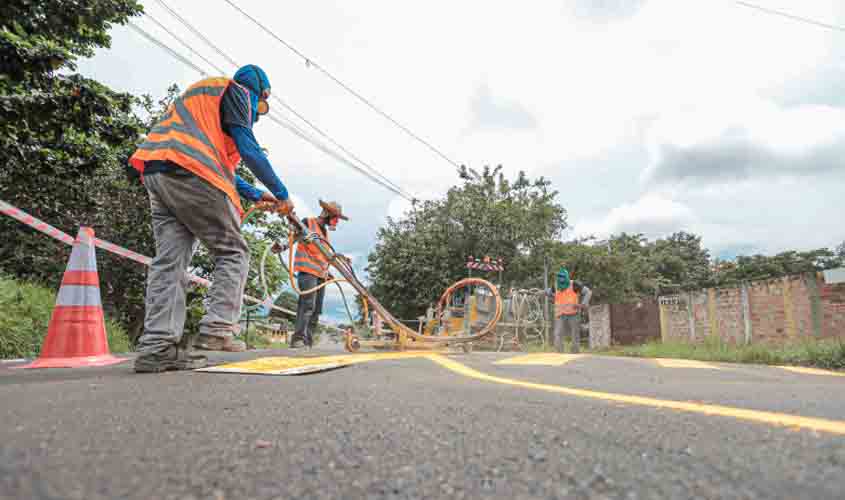 Sinalização de trânsito é implantada em 81 pontos de Porto Velho