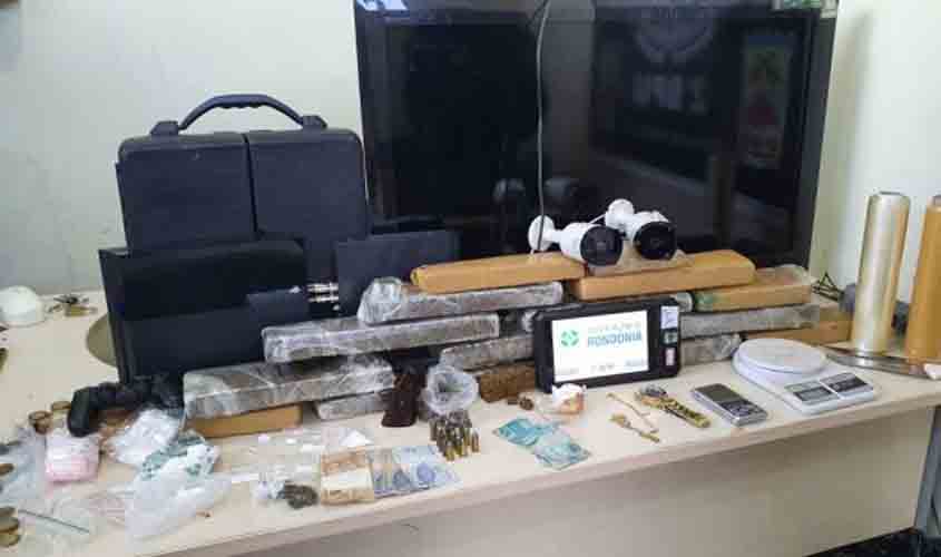 Polícia Militar prende dois indivíduos por tráfico de entorpecentes em Ji-Paraná