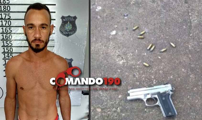 Polícia Civil prende principal suspeito de ter assassinado advogado em Cacoal e apreende a arma que possivelmente foi usada no crime