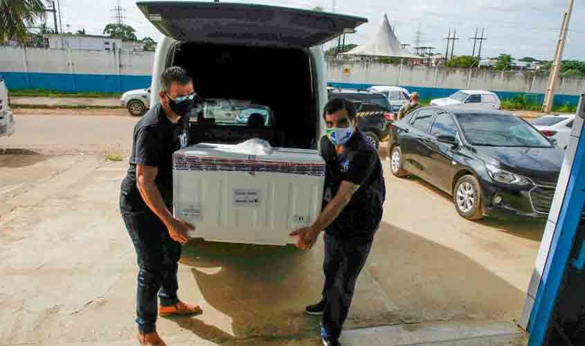 Rondônia recebe mais 7.500 doses de vacina contra covid-19 do Ministério da Saúde