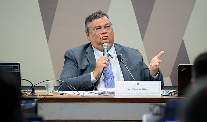 Em debate com senadores, Dino anuncia operações para apreender armas 