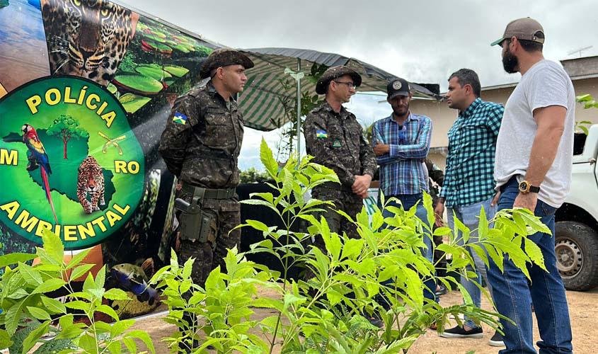 PMRO E PREFEITURA PROMOVEM EDUCAÇÃO AMBIENTAL