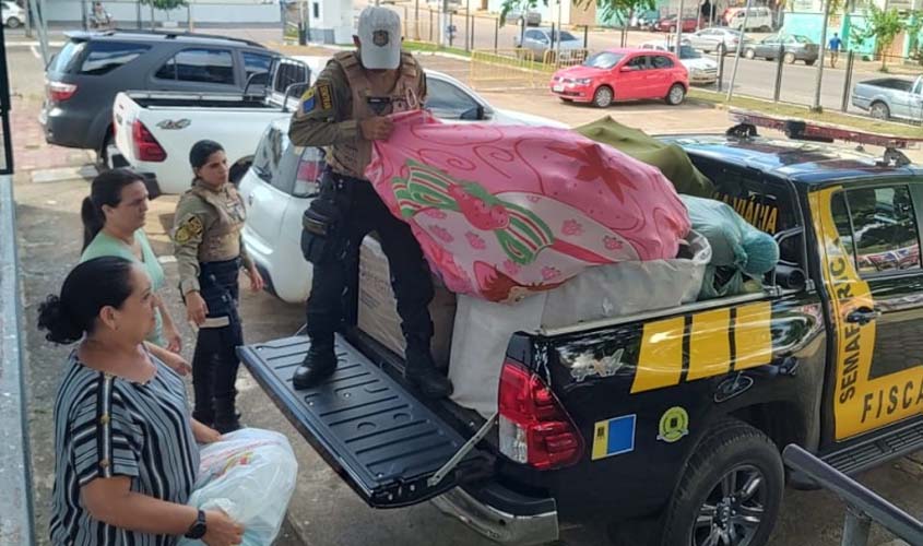 Começam a chegar no Prédio do Relógio as primeiras doações da campanha solidária SOS Rio Grande do Sul