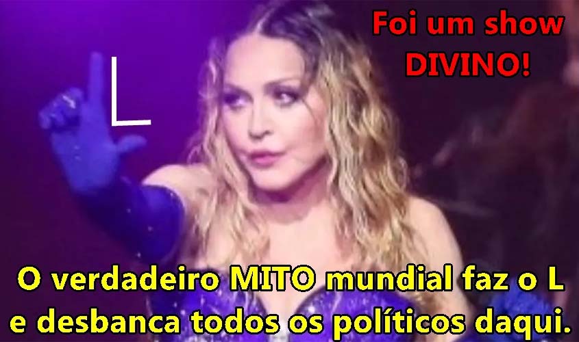 Madonna fez um show divino!