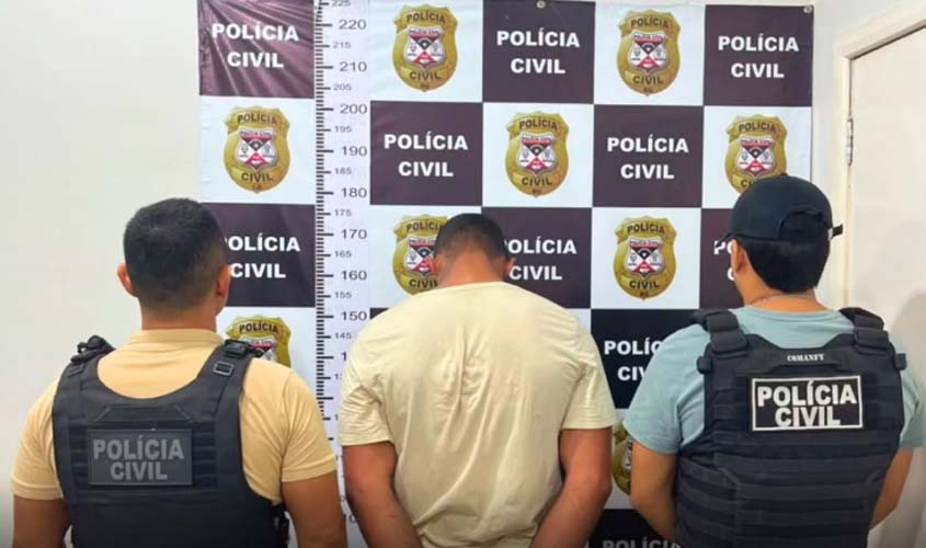 Foragido é preso após violar medida protetiva