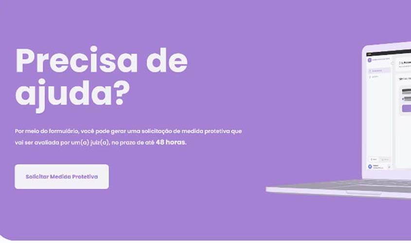 Medida protetiva online garante decisão rápida