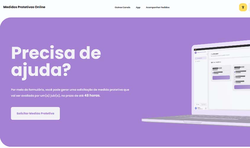 Medida protetiva online garante decisão rápida
