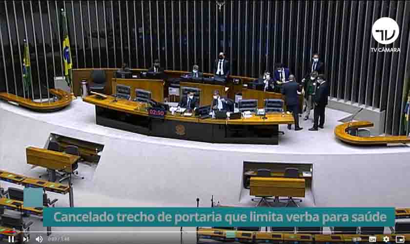 Câmara aprova projeto que suspende limite para emendas parlamentares de combate à pandemia 