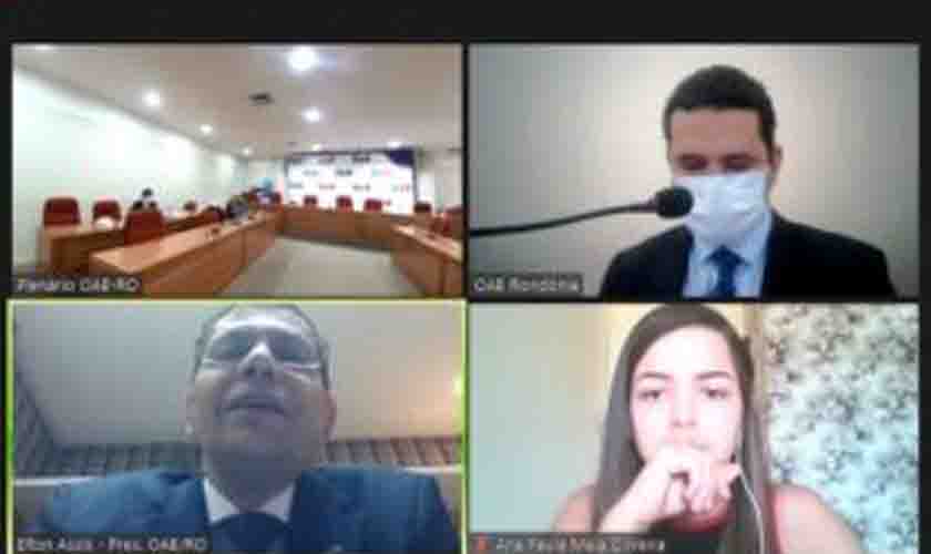 OAB realiza evento virtual de Acolhimento à Jovem Advocacia