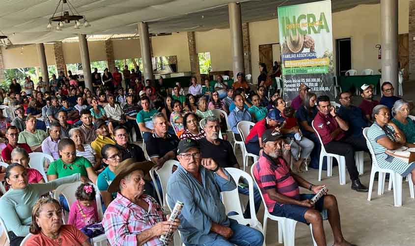 Valores dos créditos do Incra em Rondônia estão nas contas das famílias assentadas a partir de hoje