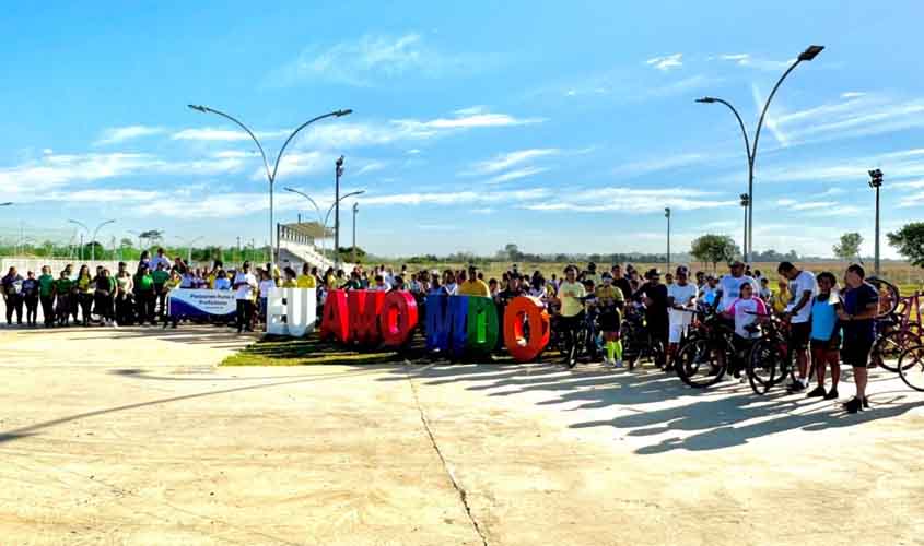 Passeio ciclístico mobiliza comunidade e impulsiona melhor desempenho em avaliações educacionais