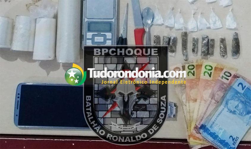 Homem é flagrado entregando drogas no sistema 'delivery' 