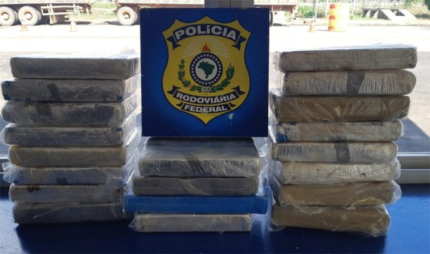 PRF apreende 20 quilos do entorpecente