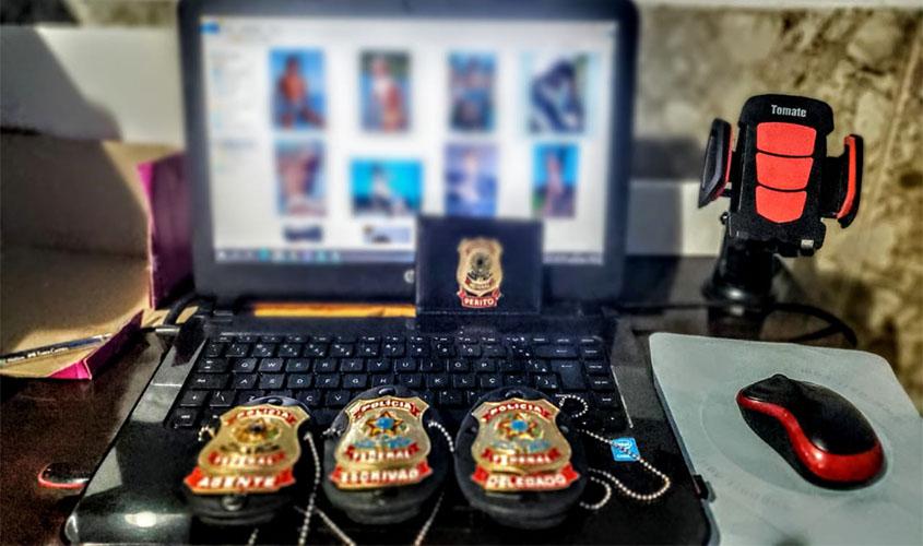 Polícia federal prende homem que armazenava e compartilhava milhares de fotos pornográficas de crianças