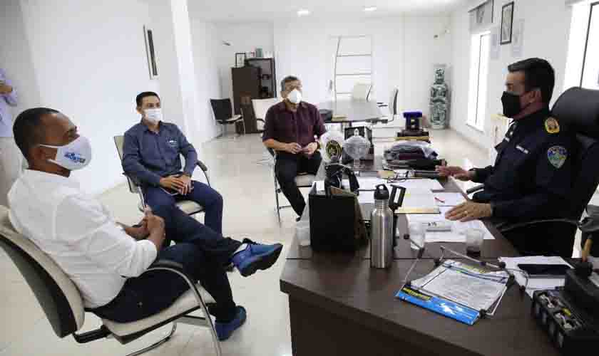 Comando da PMRO participa de reunião sobre tratativas quanto à promoção dos policiais militares