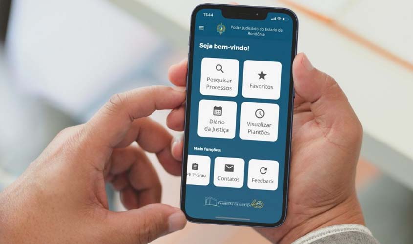 Aplicativo do TJRO tem novas funcionalidades