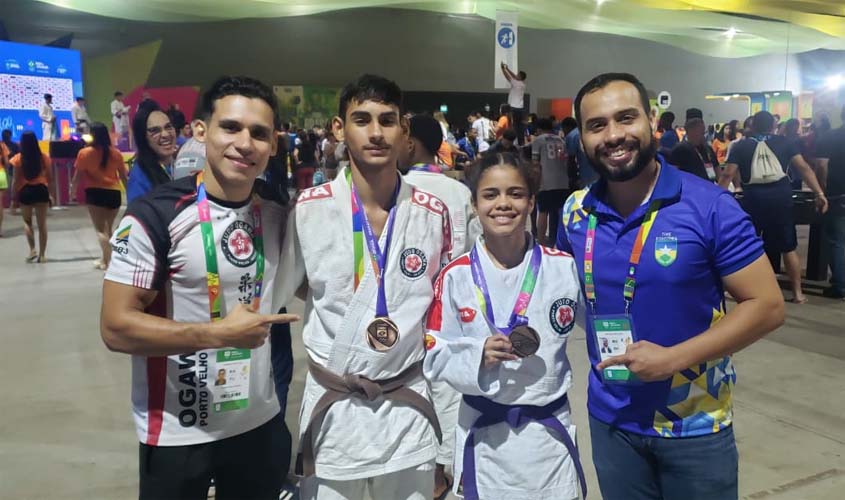Rondônia conquista medalhas de prata e bronze em Judô nos Jogos da Juventude 2023