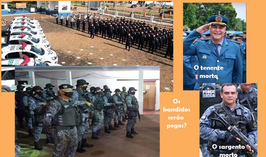Cinco dias depois, megaoperação da PM sai em busca dos assassinos dos policiais, em Mutum Paraná