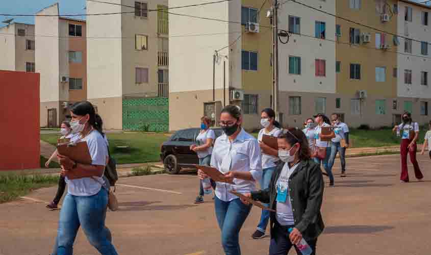 Seas realiza levantamento socioeconômico no residencial Orgulho do Madeira para elaboração de políticas públicas